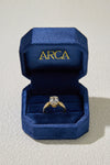3.03 CT Merge Infinity Oval Cut in 18K Yellow Gold