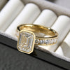 Bezel Infinity Emerald Cut