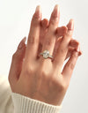 Bezel Infinity Oval Cut