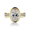 Bezel Infinity Oval Cut