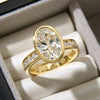 Bezel Infinity Oval Cut