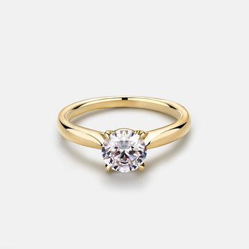 Intra Engagement Ring | Exquisite Custom Gold & Timeless Design - Diamond’s Bird