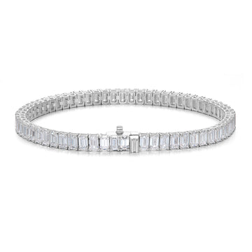 Classic 4-Prong Emerald Tennis Bracelet