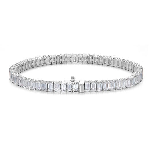 Classic 4-Prong Emerald Tennis Bracelet