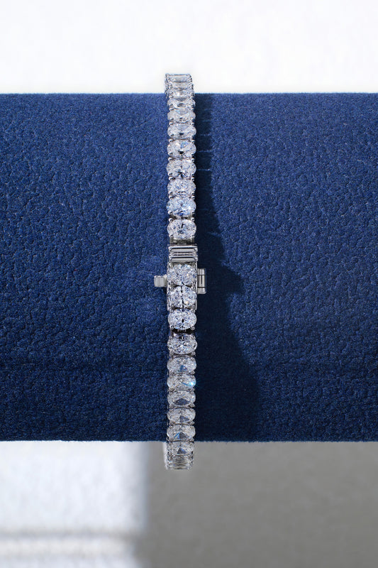 Classic 4-Prong Oval Tennis Bracelet