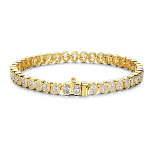 Oval Bezel Bracelet