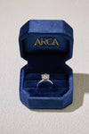 2.11CT Certate Round Cut in 14K White Gold