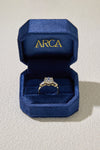 3.07CT Exist Round Cut in 14K Yellow Gold