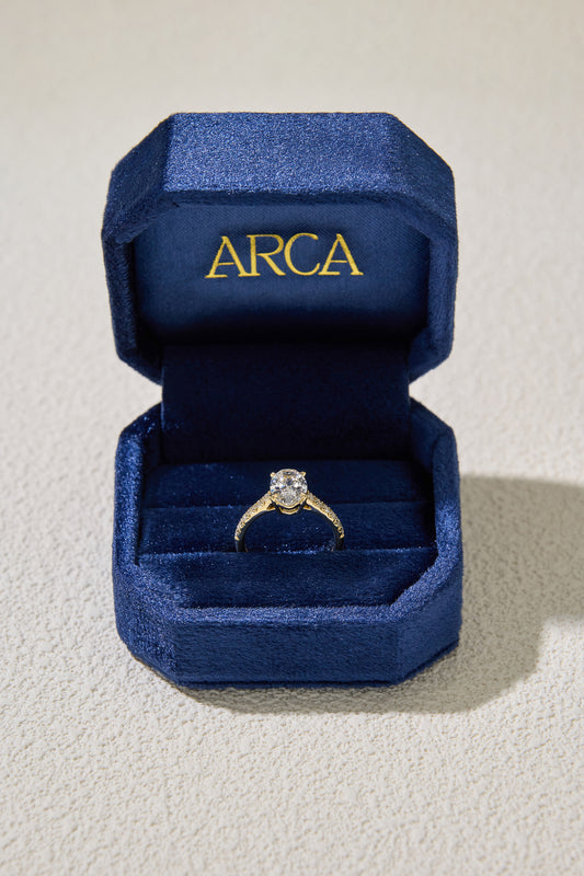 1.52CT More Than Oval Cut in 14K Yellow Gold
