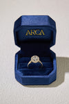 3.07CT More Than Halo Oval Cut in 14K Yellow Gold