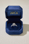 4.06CT Merge Infinity Oval Cut in 14K White Gold