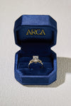 4.01CT Exist Emerald Cut in 14K Yellow Gold