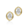 Intertwined Oval Studs