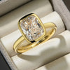 Bezel Long Cushion Cut