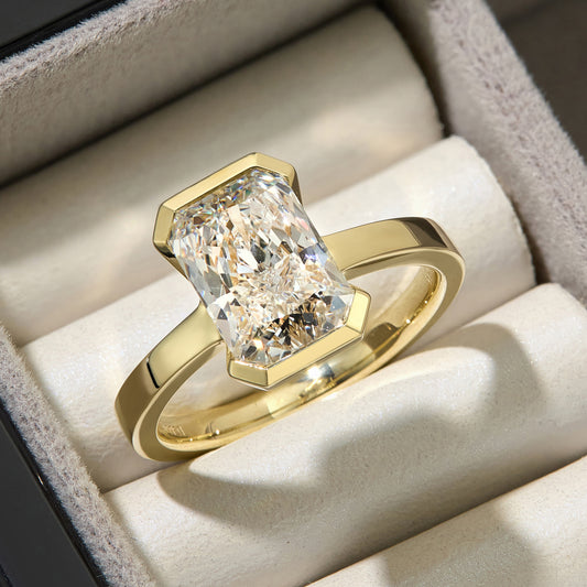 Half Bezel Radiant Cut