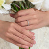 Half Pavé Ring