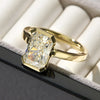 Half Bezel Radiant Cut