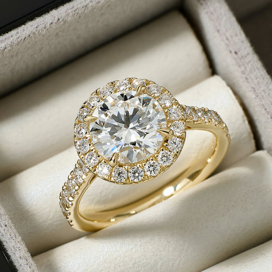 More Than Halo Round Cut