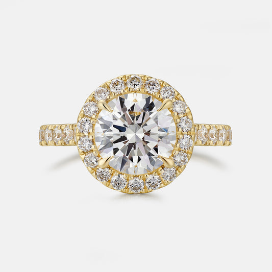 More Than Halo Round Cut