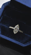 2.08CT More Than Marquise Cut in 14K Yellow Gold
