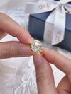 Bezel Long Cushion Cut