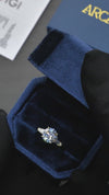 3.07CT Exist Round Cut in 14K Yellow Gold