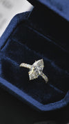 3.01CT More Than Marquise Cut in 14K Yellow Gold