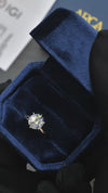 3.07CT Certate Round Cut in 14K Yellow Gold