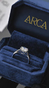 3.02CT Merge Round Cut in 14K White Gold
