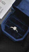 1.56CT More Than Long Cushion Cut in 18K Yellow Gold