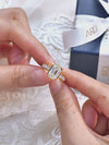 Bezel Infinity Emerald Cut