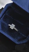 1.60CT More Than Long Cushion Cut in 14K White Gold