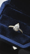 2.03CT More Than Pear Cut in 14K Yellow Gold