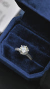 3.02CT Certete Infinity Round Cut in 14K White Gold