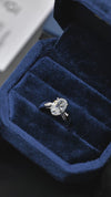 1.53CT Merge Oval Cut in 18K White Gold